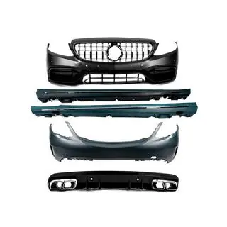Zestaw body kit z pełnym tylnym zderzakiem i progami bocznymi (AMG C63-designs 2018-2021) Mercedes C-class W205 2014-2021 zdjęcia 1