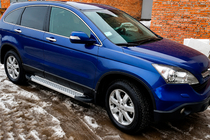 Honda CRV 2007-2011 Progi Boczné Allmond Grey (2 szt., Aluminium) zdjęcia 1