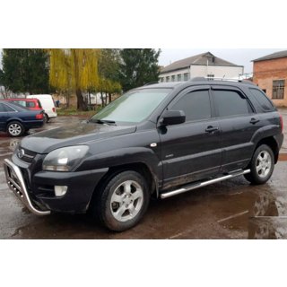 Rury Boczne (2 szt., Stal Nierdzewna) Kia Sportage 2004-2010 zdjęcia 1