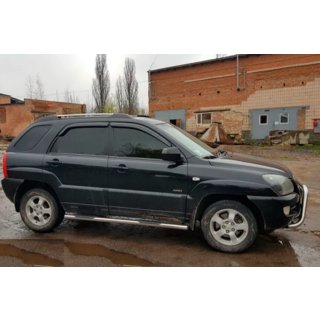 Rury Boczne (2 szt., Stal Nierdzewna) Kia Sportage 2004-2010 zdjęcia 2