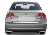 Honda Civic Sedan VII 2001-2006 Chromowane Nakladki na Tylne Lampy (2 szt, plastik) zdjęcia 1