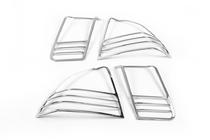 Honda Civic Sedan VII 2001-2006 Chromowane Nakladki na Tylne Lampy (2 szt, plastik) zdjęcia 3