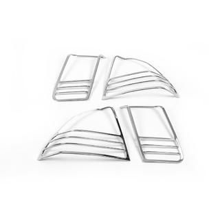 Chromowane Nakladki na Tylne Lampy (2 szt, plastik) Honda Civic Sedan VII 2001-2006 zdjęcia 3
