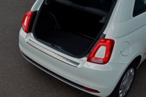 Fiat 500/500L 2013-2022 Nakładka na tylny zderzak 3D/Cabrio (OmsaLine, stal nierdzewna) zdjęcia 8