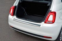 Fiat 500/500L 2013-2022 Nakładka na tylny zderzak 3D/Cabrio (OmsaLine, stal nierdzewna) zdjęcia 7