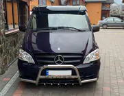 Mercedes Vito W639 2004-2014 Daszek na przednia szybe (czarny polysk, 5mm) zdjęcia 4