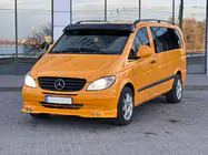 Mercedes Vito W639 2004-2014 Daszek na przednia szybe (czarny polysk, 5mm) zdjęcia 1