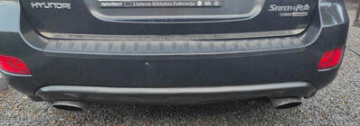 Hyundai Santa Fe 2 2006-2012 Listwa bagażnika stal nierdzewna zdjęcia 3