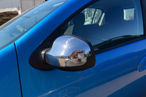 Renault Logan MCV 2013-2022 Nakładki na Lusterka (2 szt., Stal Nierdzewna) zdjęcia 2
