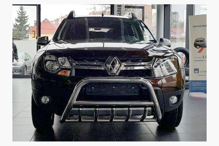 Dacia Duster 2008-2018 Pałąk przedni bez napisu WT003 (stal nierdzewna) Zdjęcia 5