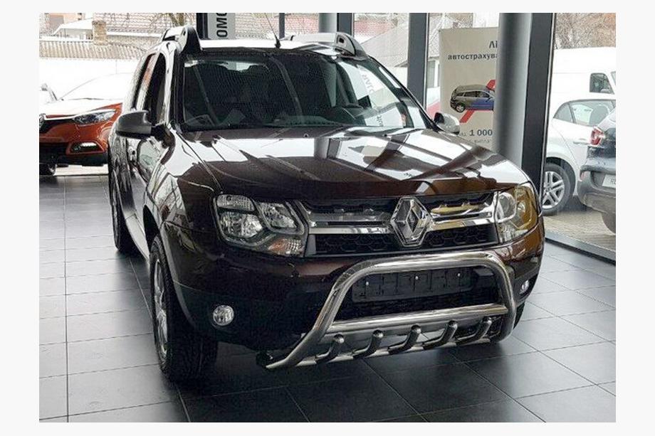 Dacia Duster 2008-2018 Pałąk przedni bez napisu WT003 (stal nierdzewna) Zdjęcia 6
