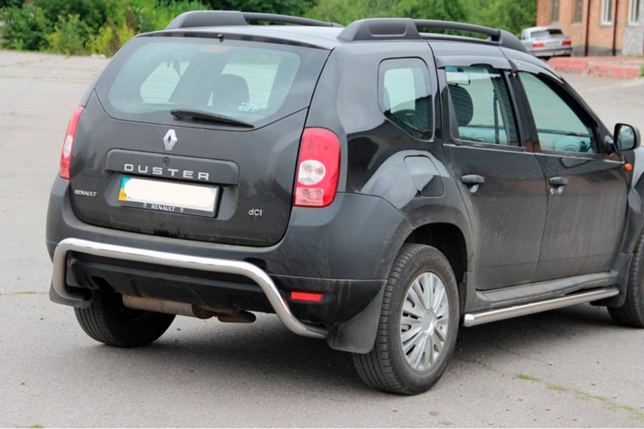 Dacia Duster 2008-2018 Tylna belka uchwyt (stal nierdzewna) Image