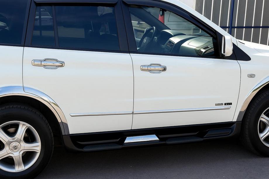 SsangYong Kyron 2005-2014 Chromowane Nakładki na Klamek (4 szt, plastik) Image