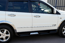 Ssang Yong Rodius Chromowane Nakładki na Klamek (4 szt, plastik) zdjęcia 1