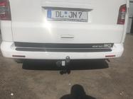 Volkswagen T5 Caravelle 2004-2010 Nakładka na tylny zderzak z rantem (tworzywo ABS) Blyszczacy zdjęcia 3