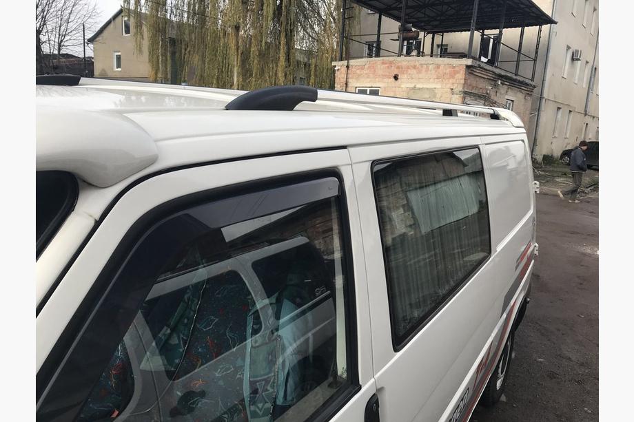 Volkswagen T4 Caravelle/Multivan 1990–2003 Relingi Dachowe Chrom DORA (Mocowanie Metalowe) Zdjęcia 4