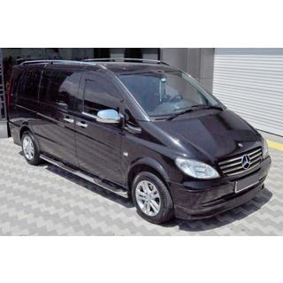 Rury Boczne (2 szt., Stal Nierdzewna) Mercedes Vito W639 2004-2014 zdjęcia 1