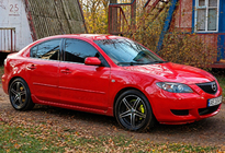 Mazda 3 2003-2009 Listwy ozdobne okien nierdzewne (4 szt) Sedan zdjęcia 2