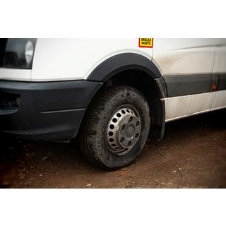 Szerokie nakładki na nadkola (4 szt, czarne) Volkswagen Crafter 2006-2016 zdjęcia 4