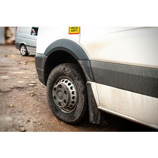 Szerokie nakładki na nadkola (4 szt, czarne) Volkswagen Crafter 2006-2016 zdjęcia 3