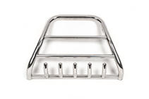 Nissan Pathfinder R51 2005-2014 Wysoki Bullbar QT007 (Stal Nierdzewna) zdjęcia 1