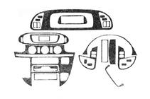 Mercedes Sprinter W901/902/903/904/905 1995–2006 Nakładki na deskę rozdzielczą (Meric) do cdi 2000-2006 Aluminium zdjęcia 4