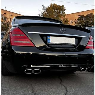 Końcówki wydechu AMG S65 Mercedes S-class W221 2005-2013 zdjęcia 2
