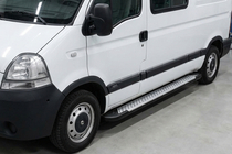 Nissan Interstar 2002-2010 Progi boczne Allmond (2 szt., aluminium) zdjęcia 1