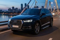 Audi Q7 2015–2026 Progi Boczne Line (2 szt., Aluminium) zdjęcia 1
