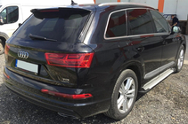 Audi Q7 2015–2026 Progi boczne Allmond Grey (2 szt., aluminium) zdjęcia 2