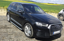 Audi Q7 2015–2026 Progi Boczné Fullmond (2 szt., Aluminium) zdjęcia 1