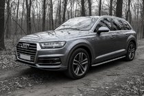 Audi Q7 2015–2026 Progi Boczne Maydos V2 (2 szt., Aluminium i Stal Nierdzewna) zdjęcia 1