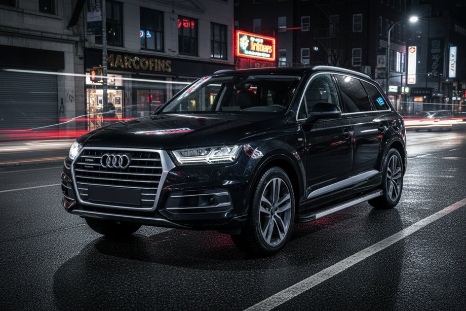 Audi Q7 2015–2026 Progi Boczné Maya (2 szt., Aluminium) Image