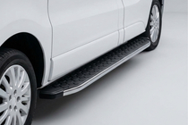 Fiat Talento 2016- Progi Boczné BlackLine (2 szt., Aluminium) Długa Baza zdjęcia 1