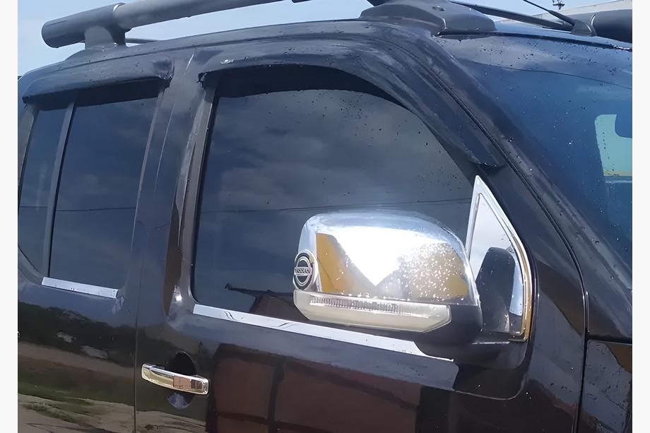 Nissan Navara 2006-2015 Nakładki na Lusterka (2 szt, Plastik) Zdjęcia 3