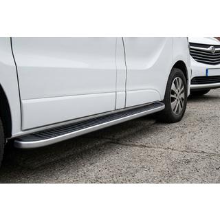 Progi Boczne Tayga Grey (2 szt., Aluminium) Renault Trafic 2015- zdjęcia 1