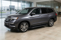 Honda Pilot 2015-2022 Progi Boczné Allmond Black (2 szt., Aluminium) zdjęcia 1