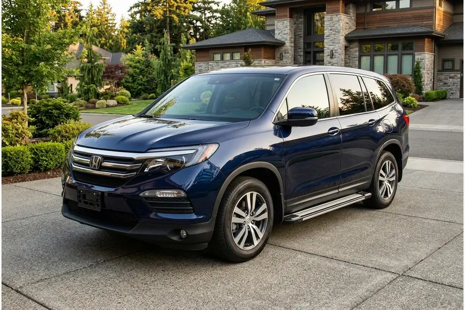 Honda Pilot 2015-2022 Progi Boczné Rainbow (2 szt., Aluminium) Image