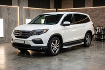 Honda Pilot 2015-2022 Progi Boczné Allmond White (2 szt., Aluminium) zdjęcia 1