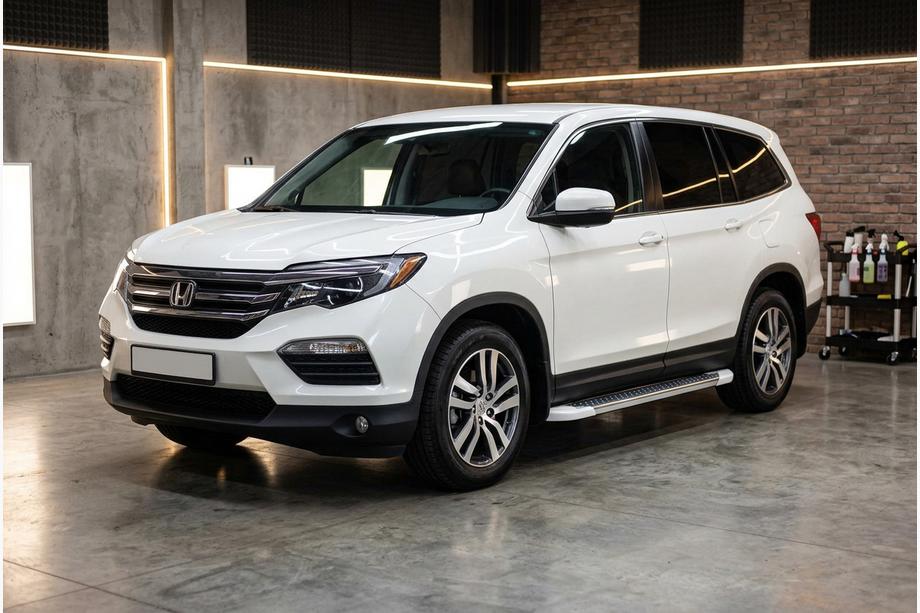 Honda Pilot 2015-2022 Progi Boczné Allmond White (2 szt., Aluminium) Image