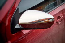 Nissan Qashqai 2007-2010 Nakładki na lusterka (2 szt, Stal Nierdzewna) zdjęcia 7