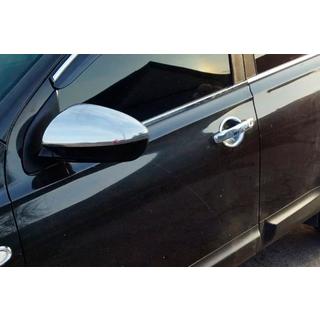 Nakładki na lusterka (2 szt, Stal Nierdzewna) Nissan Qashqai 2007-2010 zdjęcia 4