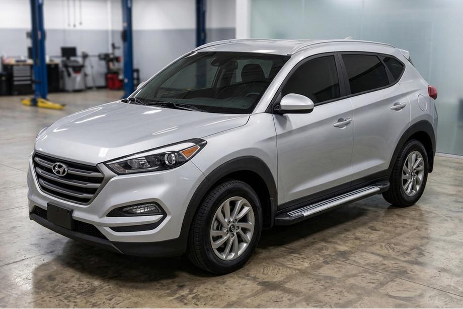 Hyundai Tucson TL 2016-2021 Progi Boczne Line (2 szt., Aluminium) Image