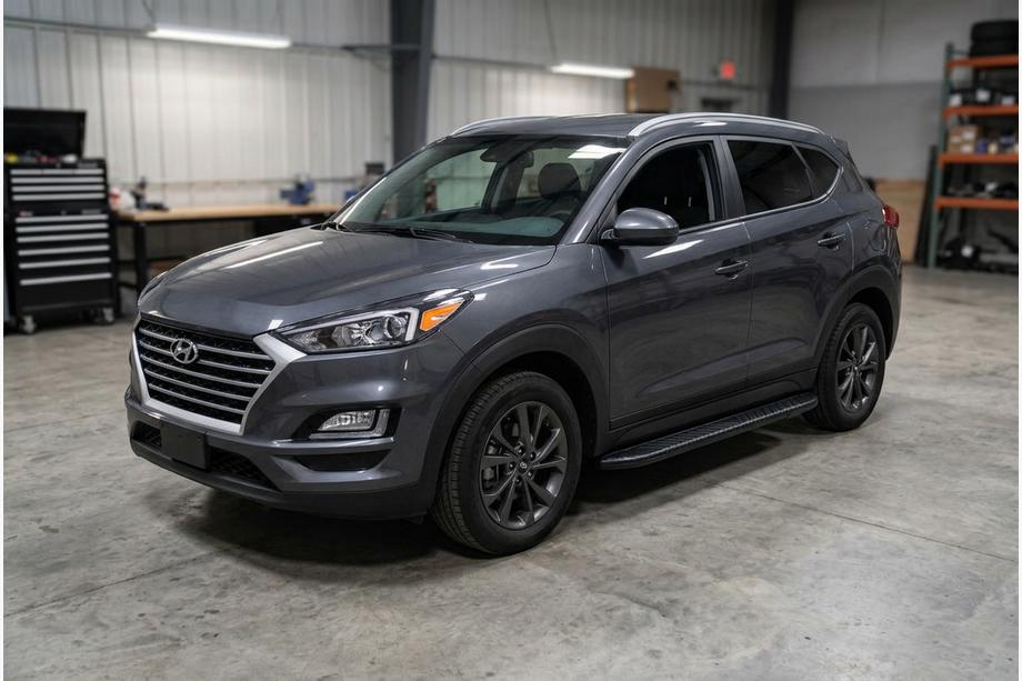 Hyundai Tucson TL 2016-2021 Progi Boczné Bosphorus Black (2 szt., Aluminium) Image