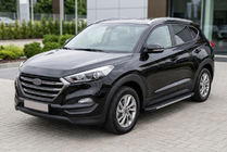 Hyundai Tucson TL 2016-2021 Progi boczne Bosphorus Grey (2 szt., aluminium) zdjęcia 1