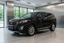 Kia Sorento III UM 2014-2020 Progi Boczné Sunrise (2 szt., Aluminium) zdjęcia 1