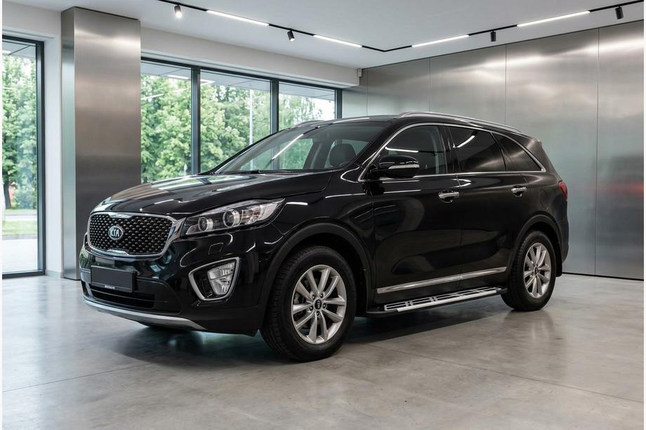 Kia Sorento III UM 2014-2020 Progi Boczné Sunrise (2 szt., Aluminium) Image