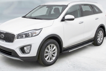 Kia Sorento III UM 2014-2020 Progi Boczné Duru (2 szt., Aluminium) zdjęcia 1