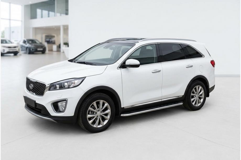 Kia Sorento III UM 2014-2020 Progi Boczne Maydos V1 (2 szt., Aluminium i Stal Nierdzewna) Image