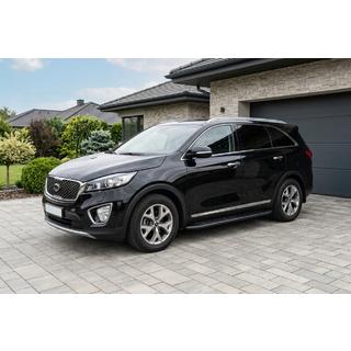 Progi Boczné Bosphorus Black (2 szt., Aluminium) Kia Sorento III UM 2014-2020 zdjęcia 1